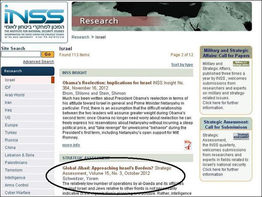 الربيع العربي يرعب اسرائيل